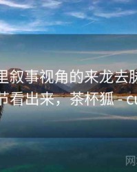 茶杯狐里叙事视角的来龙去脉：从语言细节看出来，茶杯狐 - cupfox