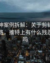 推特大神案例拆解：关于剪辑误导的图解思路，推特上有什么残忍的视频吗