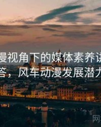 风车动漫视角下的媒体素养讲解：常见问答，风车动漫发展潜力分析