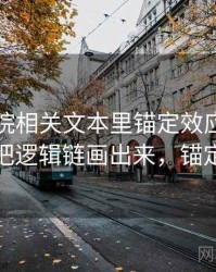 欧乐影院相关文本里锚定效应怎么理解：把逻辑链画出来，锚定定义