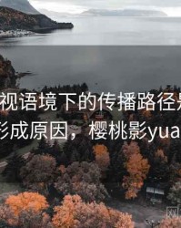 樱桃影视语境下的传播路径是什么：形成原因，樱桃影yuan