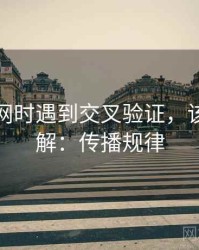 读黑料网时遇到交叉验证，该怎么理解：传播规律