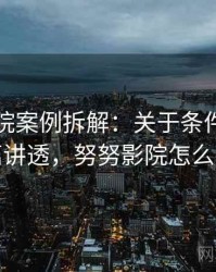 努努影院案例拆解：关于条件遗漏的一篇讲透，努努影院怎么下载