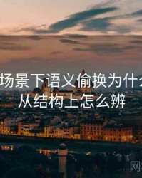 爱一番场景下语义偷换为什么常见：从结构上怎么辨