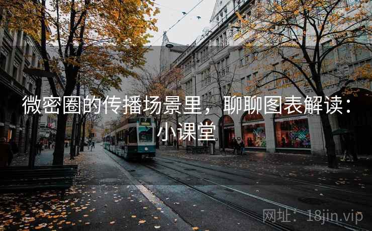 微密圈的传播场景里，聊聊图表解读：小课堂