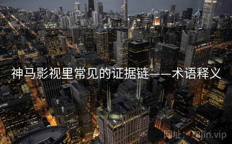 神马影视里常见的证据链——术语释义