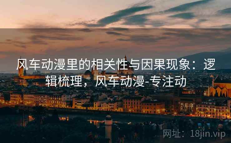 风车动漫里的相关性与因果现象：逻辑梳理，风车动漫-专注动