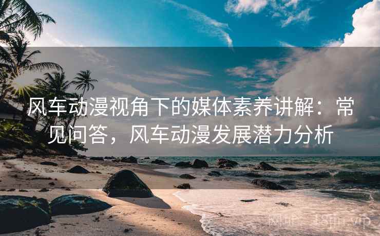 风车动漫视角下的媒体素养讲解:常见问答,风车动漫发展潜力分析 风车动漫视角下的媒体素养讲解:常见问答,风车动漫发展潜力分析
